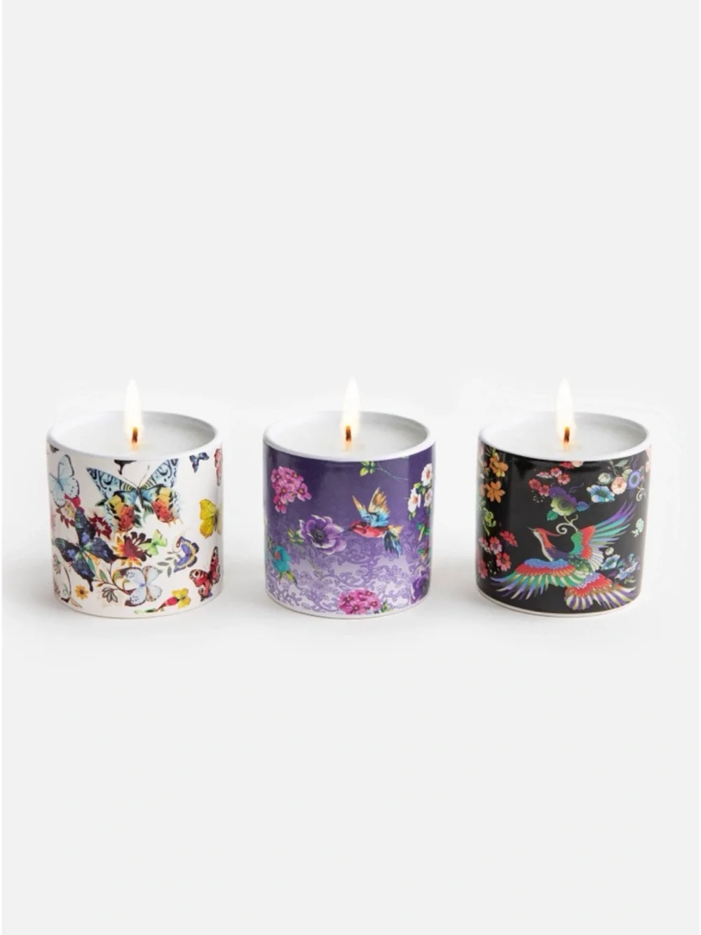 JOHNNY WAS FINE SET OF 3 VOTIVE CANDLES Love 87, Malibu Rose, and Desert Night